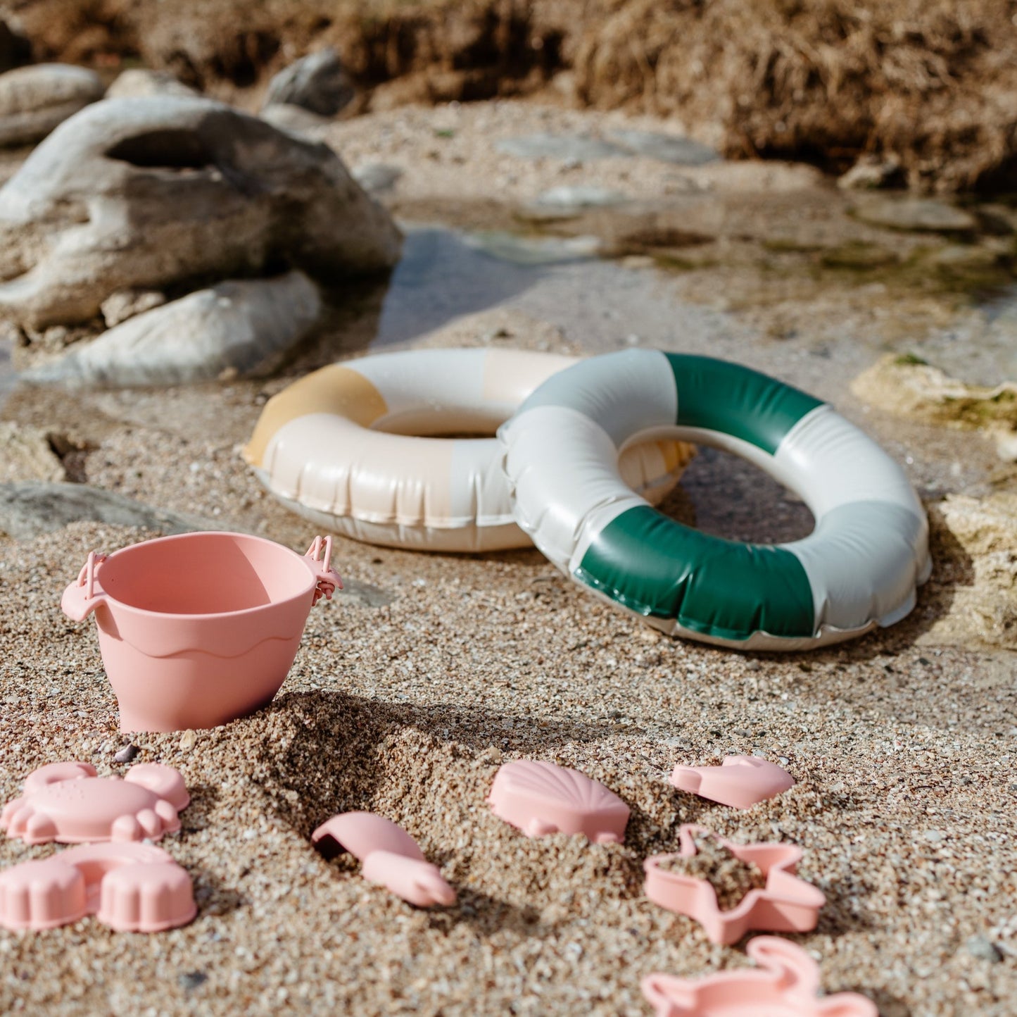 Green & Beige Pool Float