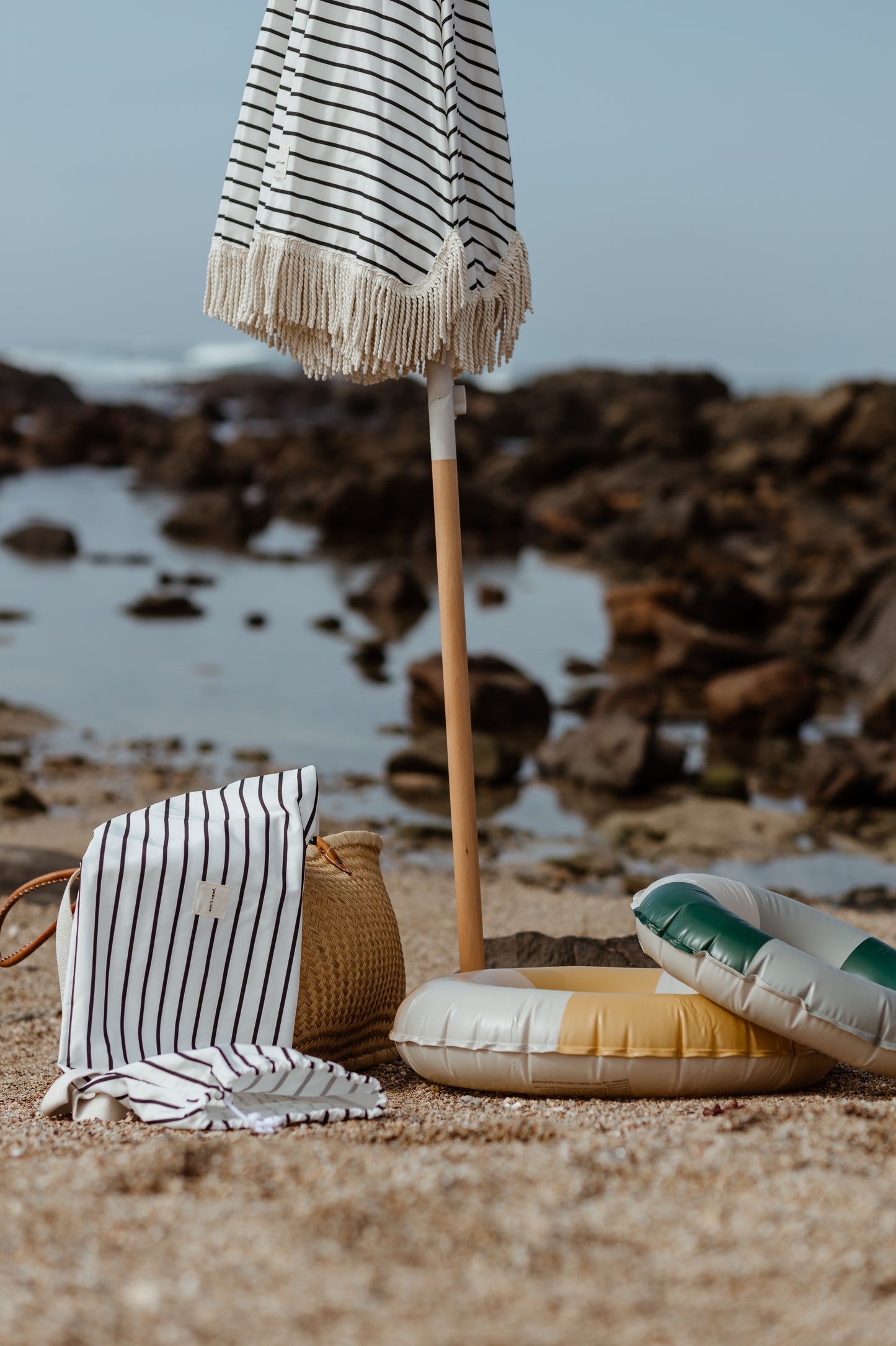 Green & Beige Pool Float