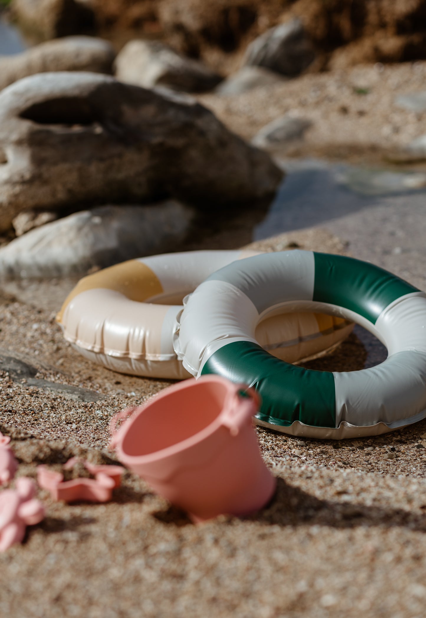 Green & Beige Pool Float