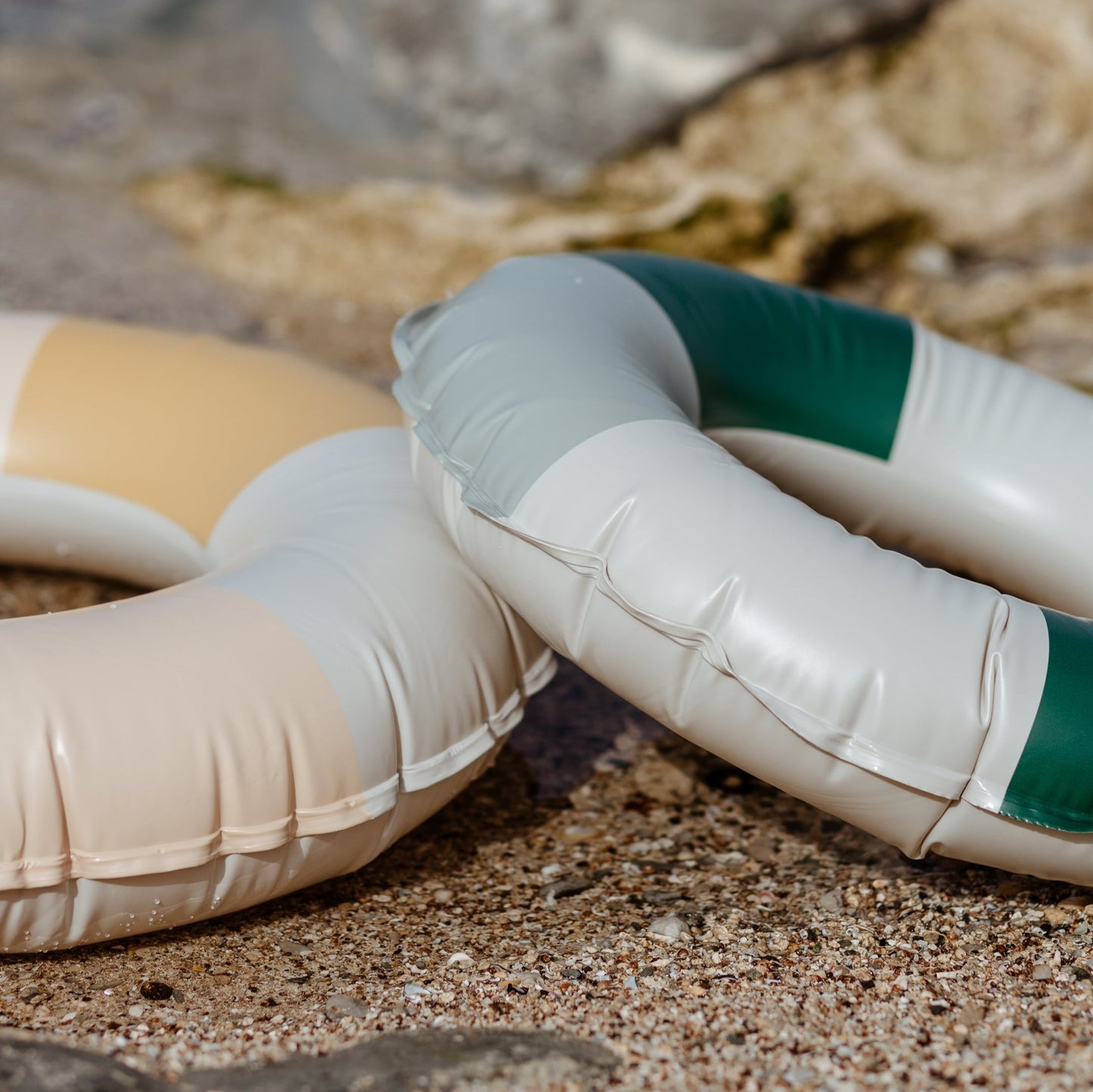 Yellow & Beige Pool Float