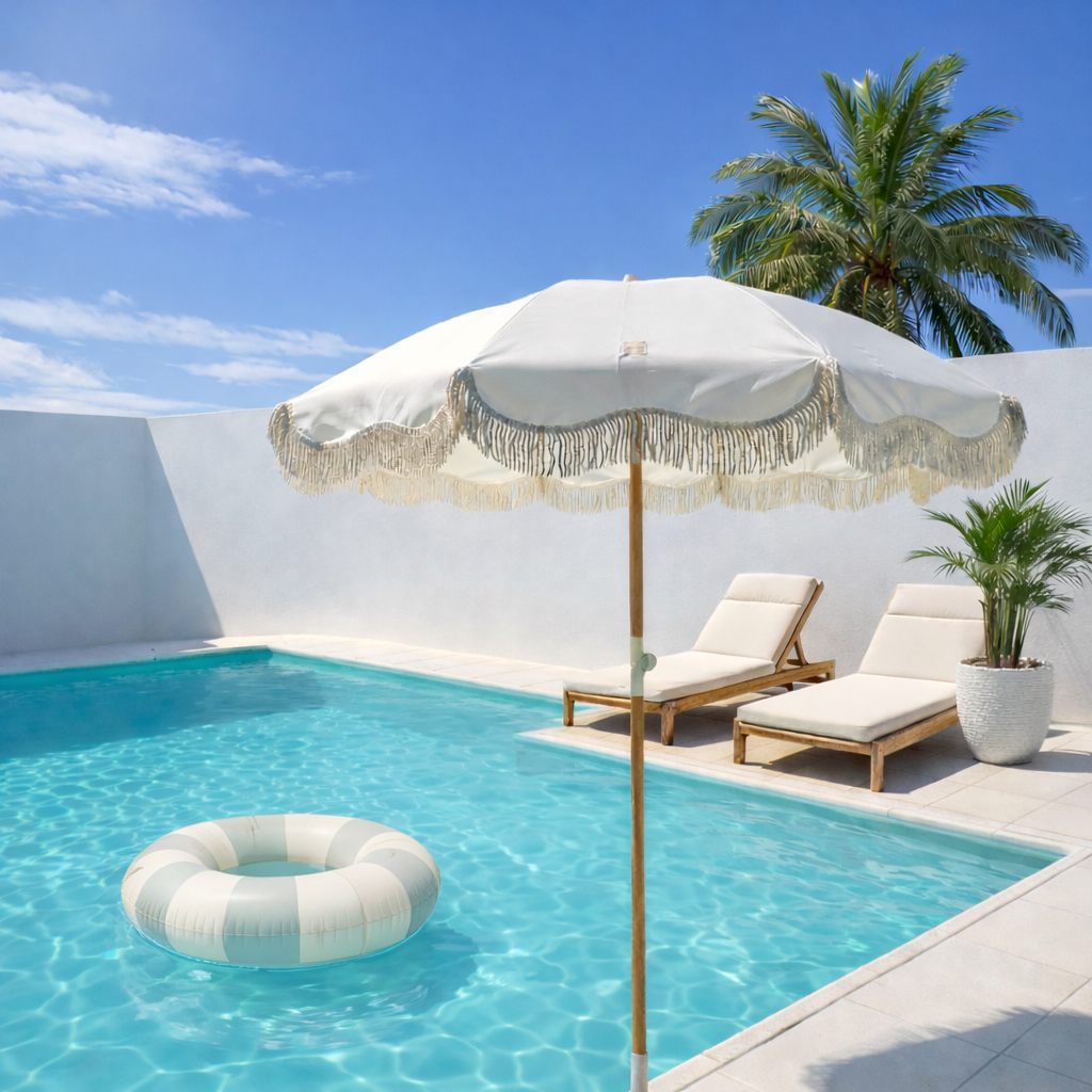 Vintage Premium Beach Umbrella