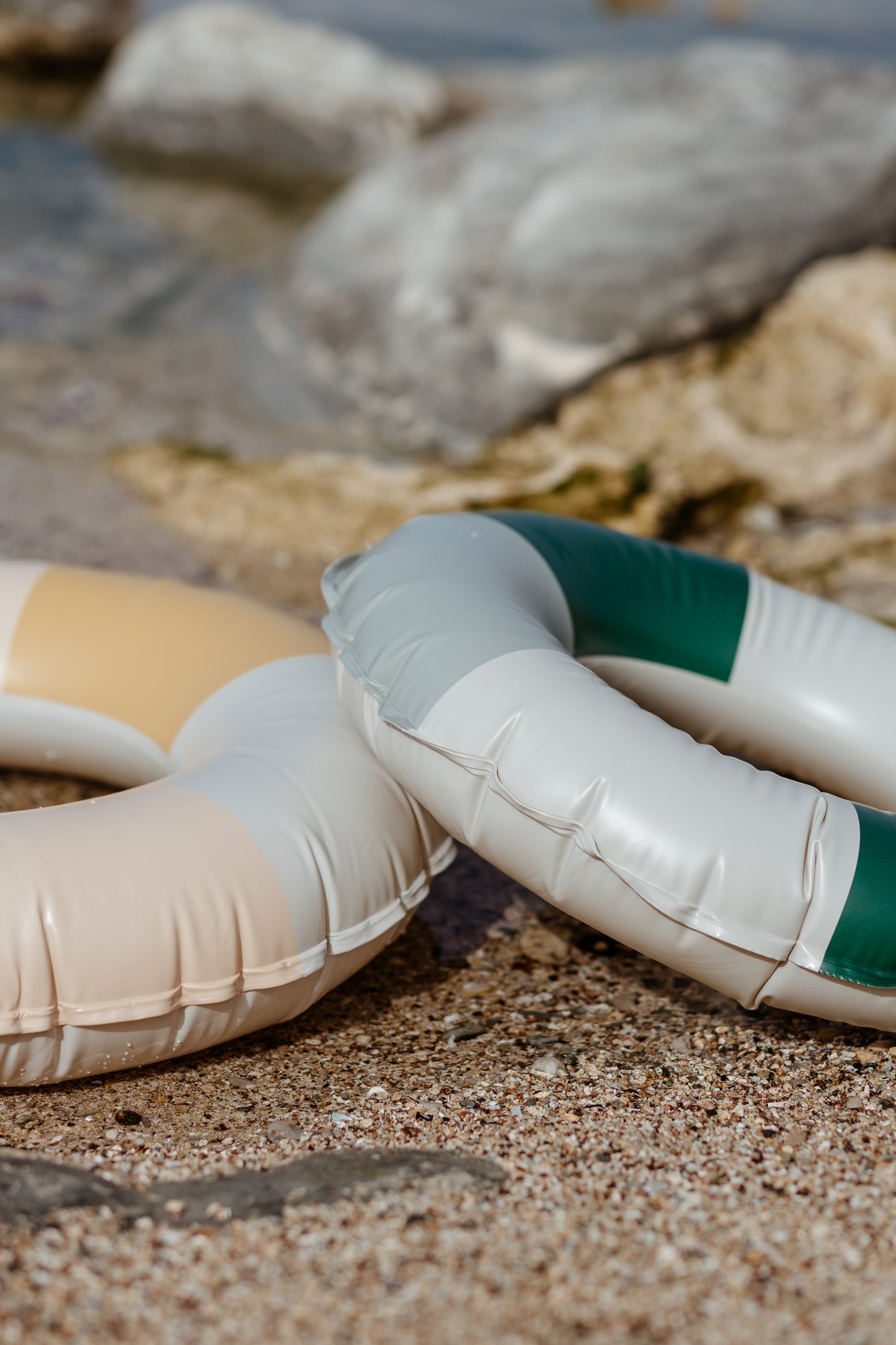 Green & Beige Pool Float